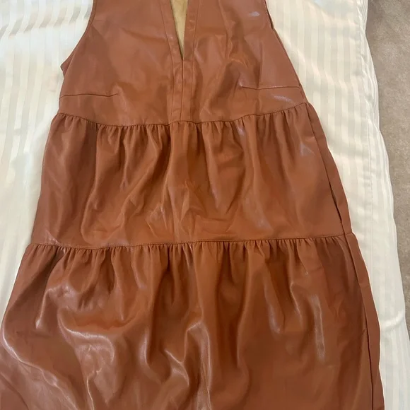 Tart Dresses | Tart Vegan Leather Dress in Burnt Orange | Color: Brown/Orange | Size: S | Pm-66031056'S Closet Tart Dresses | Tart Vegan Leather Dress in Burnt Orange | Color: Brown/Orange | Size: S | Pm-66031056'S Closet